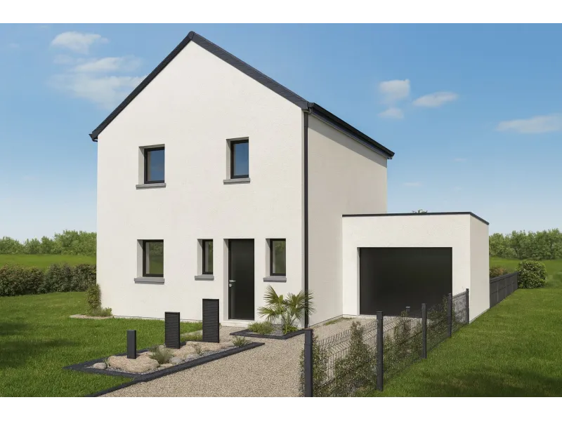 Maison neuve à Bourbriac