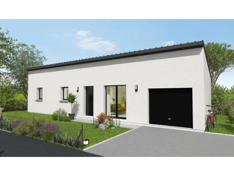 Maison neuve à Bourbriac