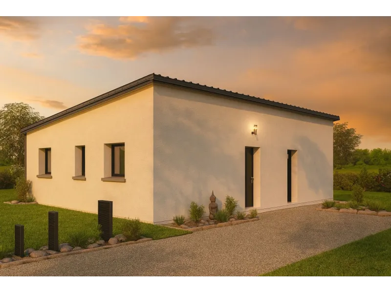 Maison neuve à Mesnil-Roc'h