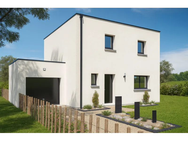 Maison neuve à Bourbriac