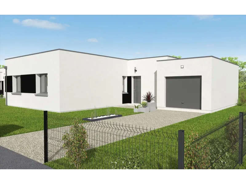 Maison neuve à Bourbriac