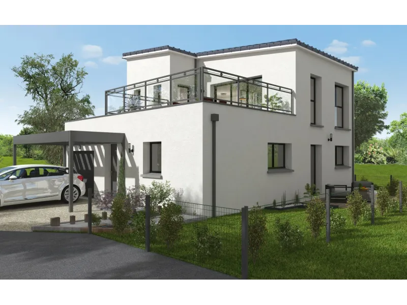 Maison neuve à Mesnil-Roc'h