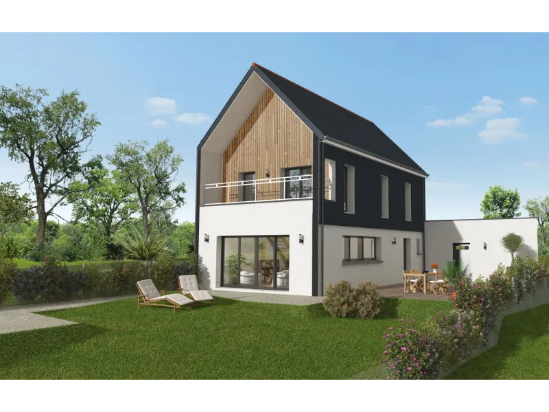 Maison neuve à Saint-Coulomb