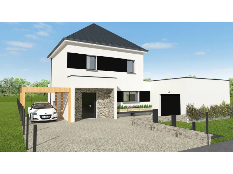 Maison neuve à Saint-Suliac