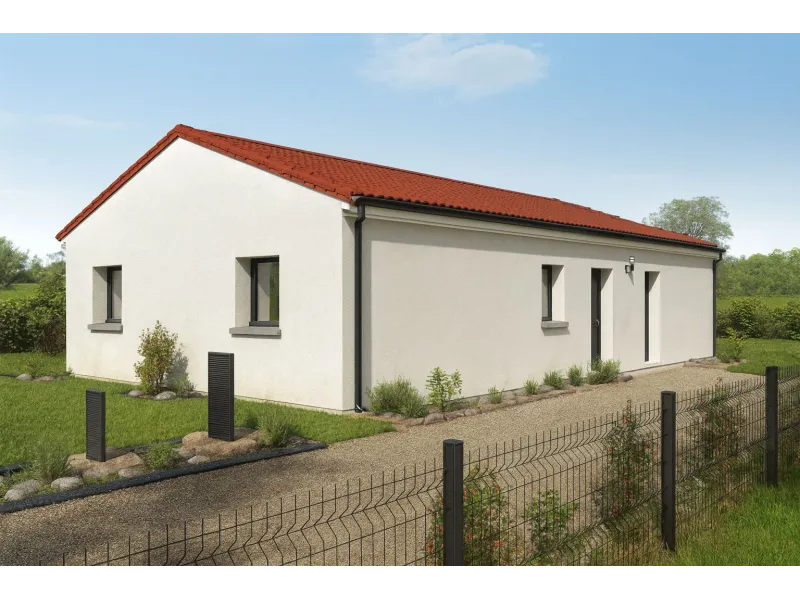 Girelles-Tuiles-3ch95, modèle de maison Lamotte Maisons