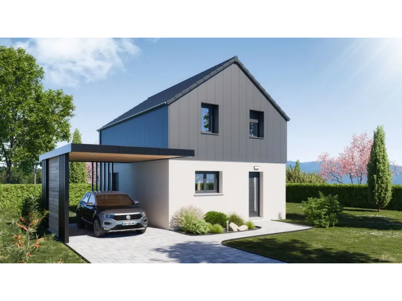 Maison neuve à Epfig