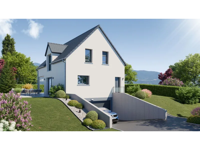 Maison neuve à Zimmerbach