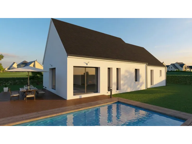 Maison neuve à Baye