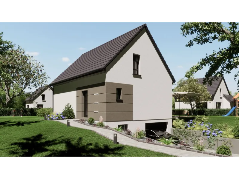Maison neuve à Hochstatt