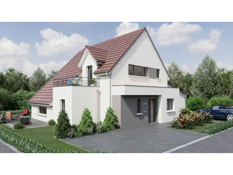 Maison neuve à Stutzheim-Offenheim