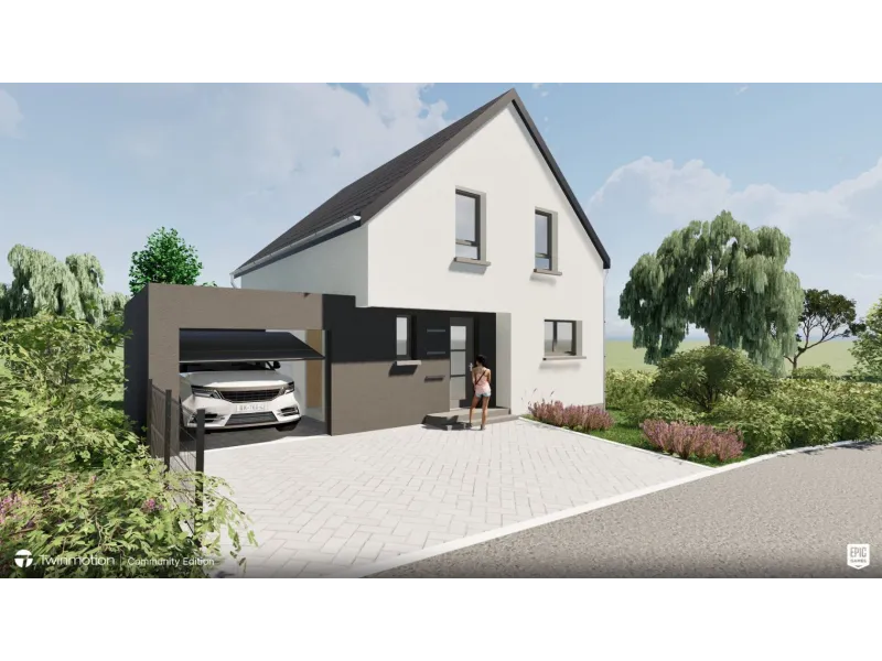 Maison neuve à Sainte-Croix-en-Plaine