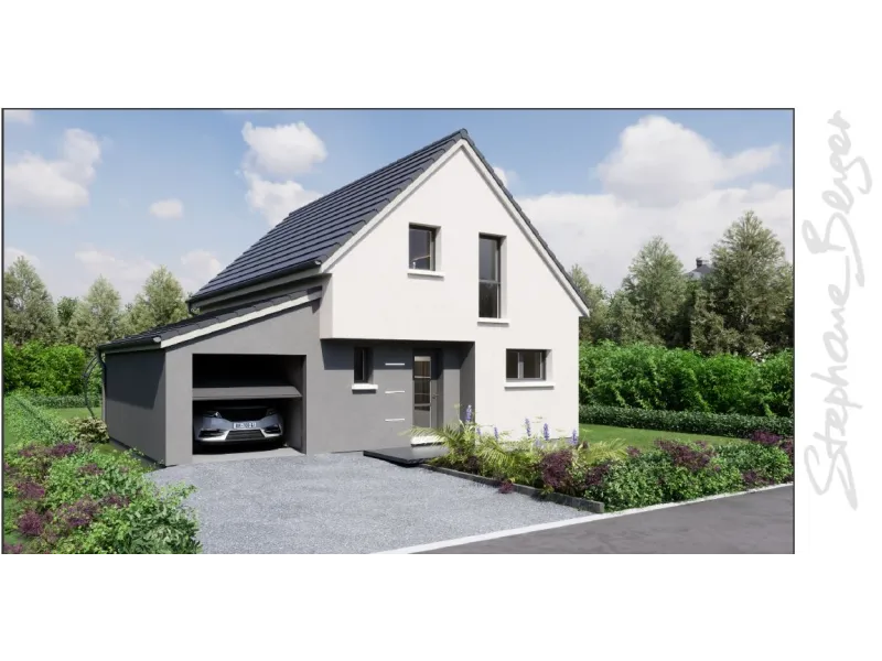 Maison neuve à Houssen
