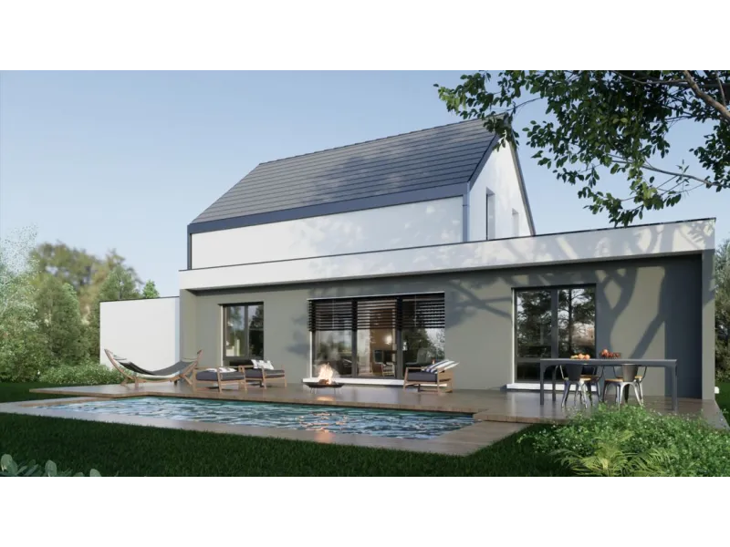 Maison neuve à Évette-Salbert
