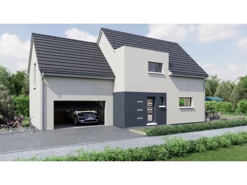 Maison neuve à Schnersheim