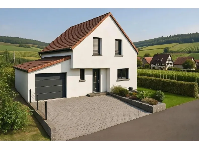 Maison neuve à Grussenheim