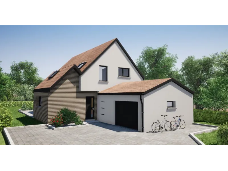 Maison neuve à Heiligenstein