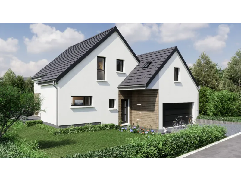 Maison neuve à Wisches