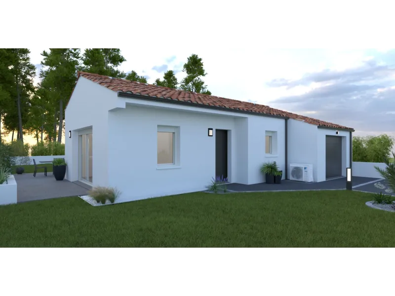 Maison neuve à Martinet