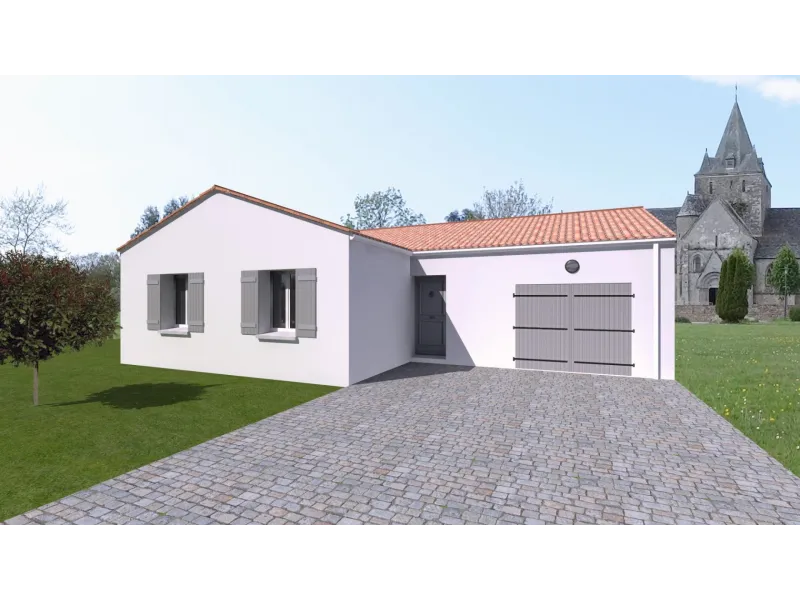 Maison neuve à Martinet
