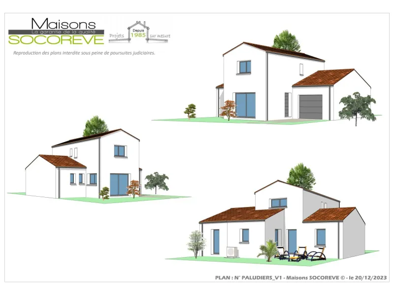 Maison neuve à Saint-Hilaire-de-Riez