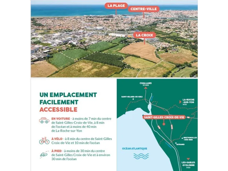 Terrain à bâtir à Saint-Gilles-Croix-de-Vie