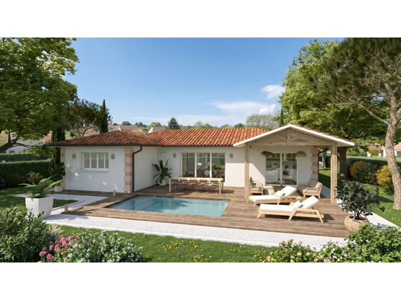 Maison neuve à Biscarrosse