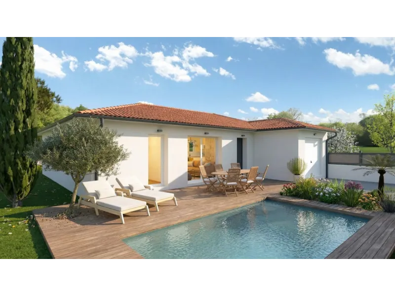 Maison neuve à Gastes
