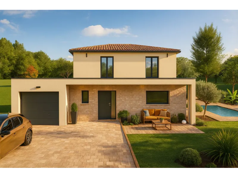 Maison neuve à Saint-Cergues