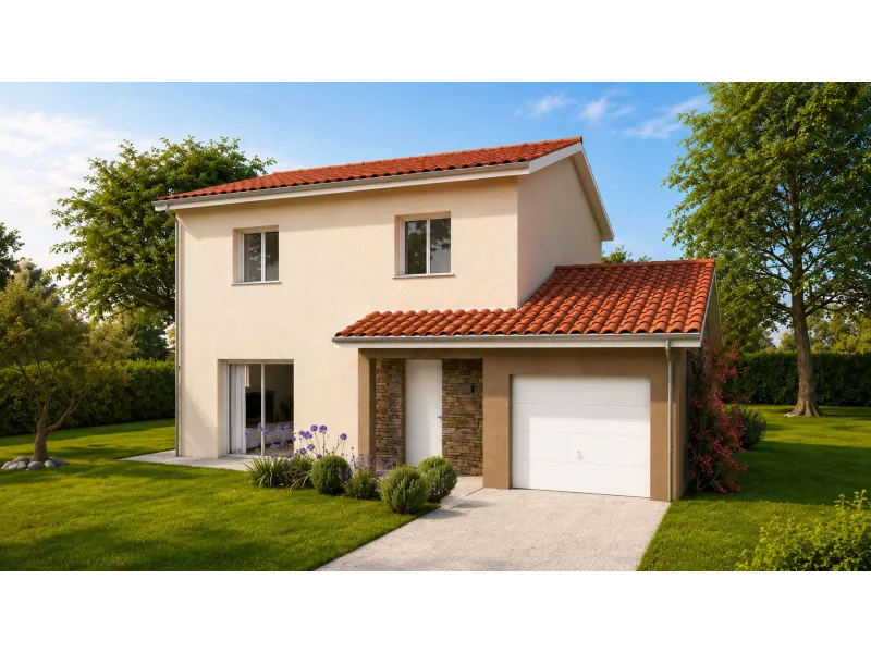 Maison neuve à Saint-Jean-de-Bournay