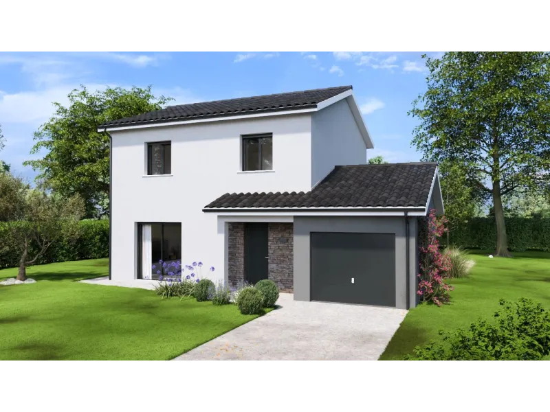 Maison neuve à Saint-Bonnet-de-Mure