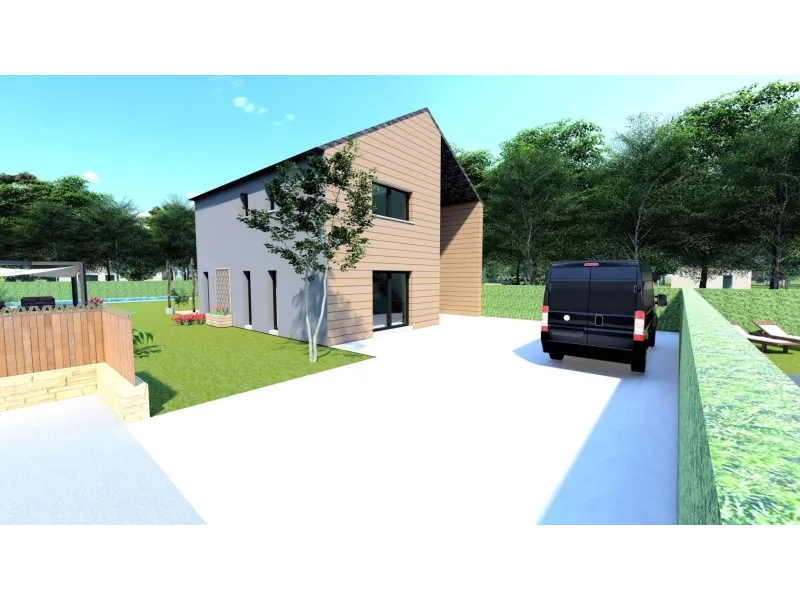 Maison neuve à Brécé