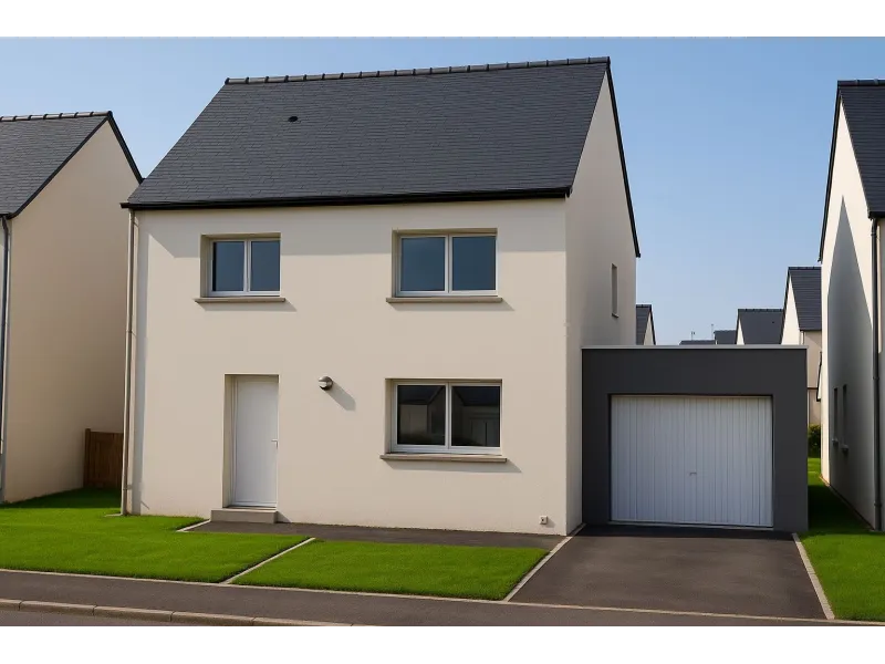 Maison neuve à Sainte-Hélène