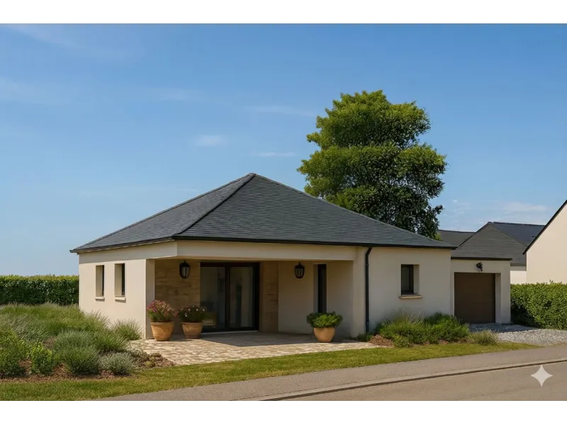 Maison neuve à Trédias