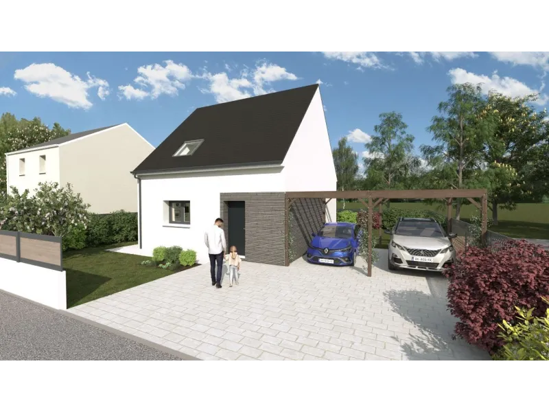 Maison neuve à Touches