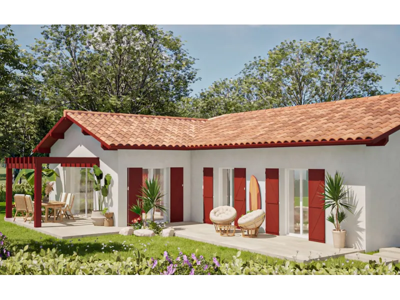 Maison neuve à Jatxou