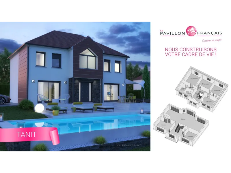Tanit-4CH120, modèle de maison Le Pavillon Français