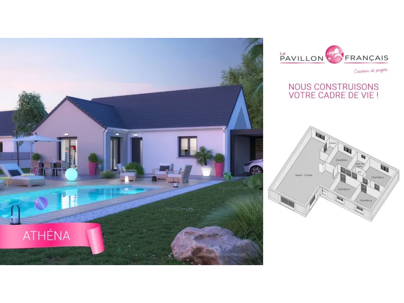 Athéna-4CH120, modèle de maison Le Pavillon Français