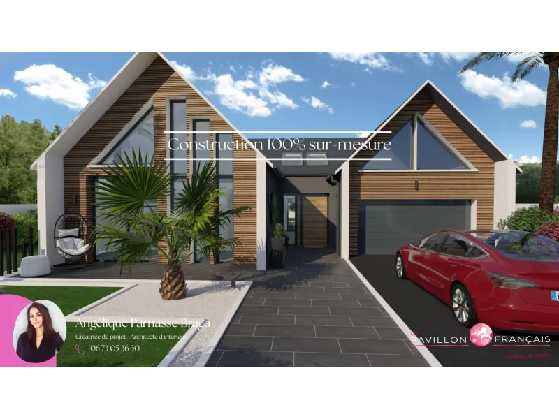 Maison neuve à Salins