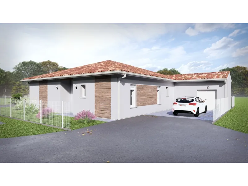 Maison neuve à Laluque