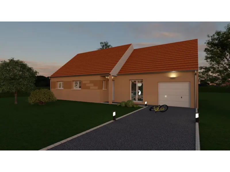Maison neuve à Fontaine-Simon