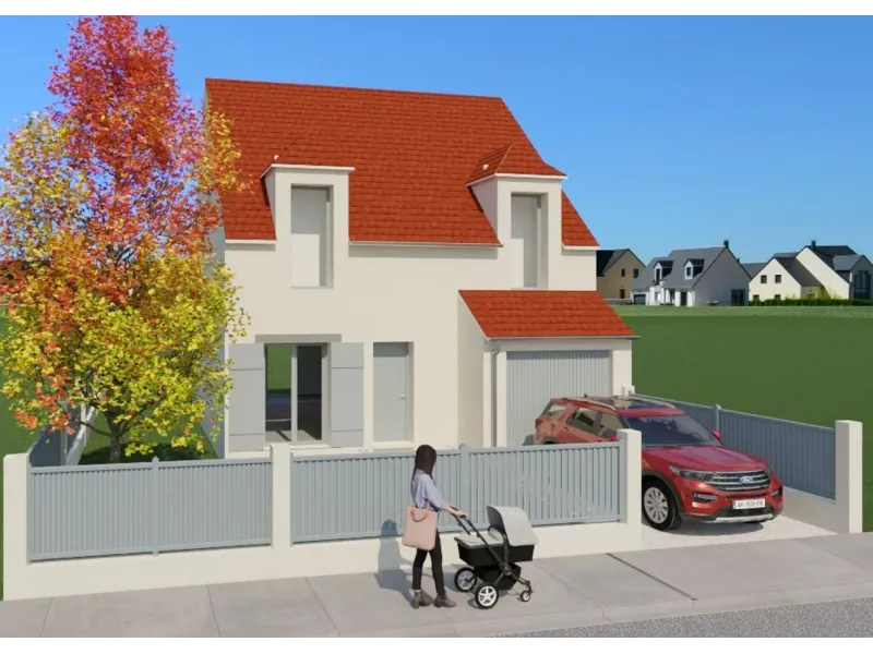 Maison neuve à Baulne