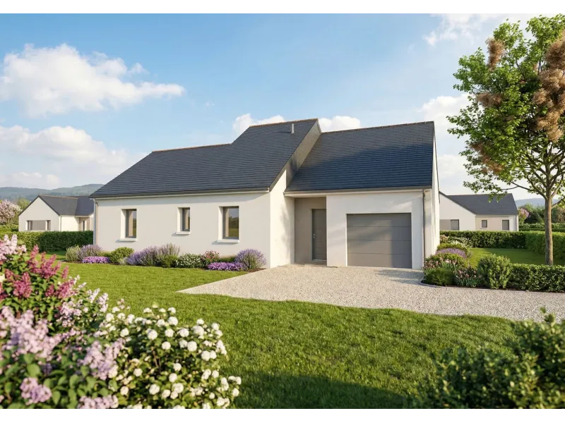 Maison neuve à Saint-Ouën-des-Toits