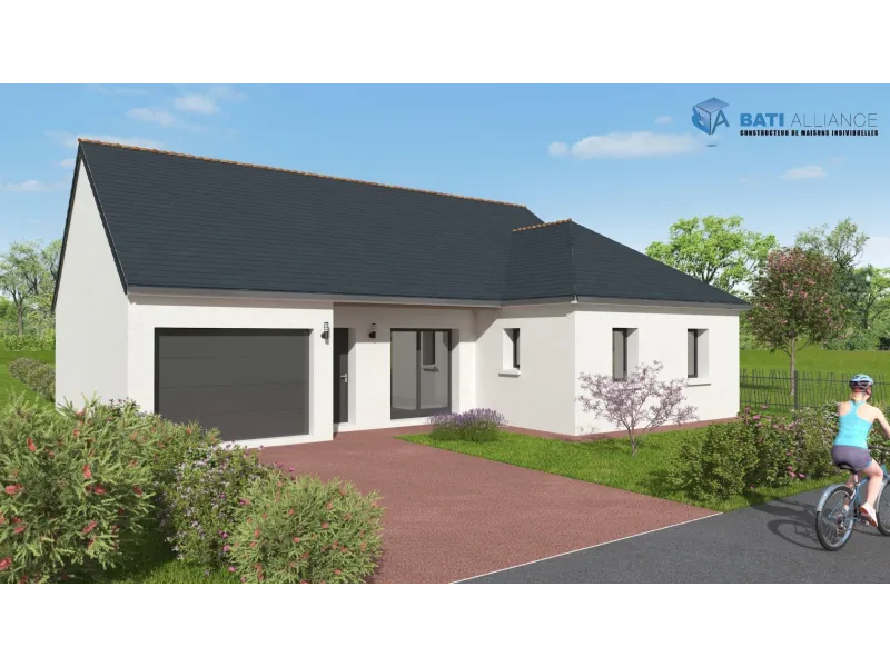 Maison neuve à Quelaines-Saint-Gault