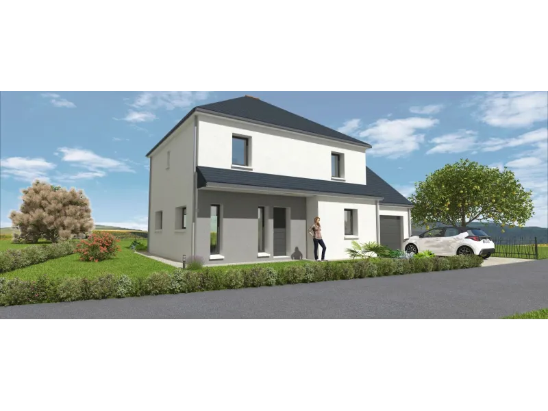 Maison neuve à Le Bourgneuf-la-Forêt