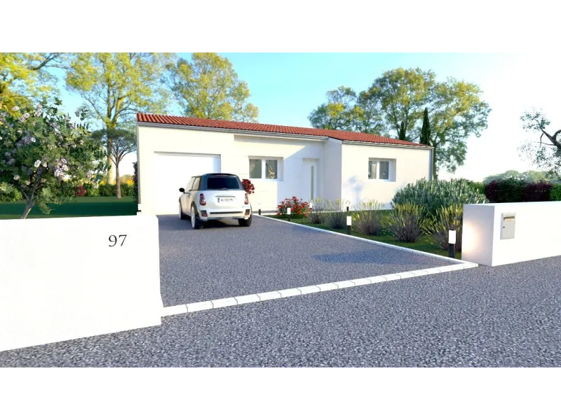 Maison neuve à Auge