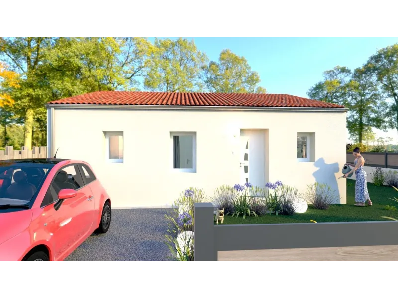 Maison neuve à Auge