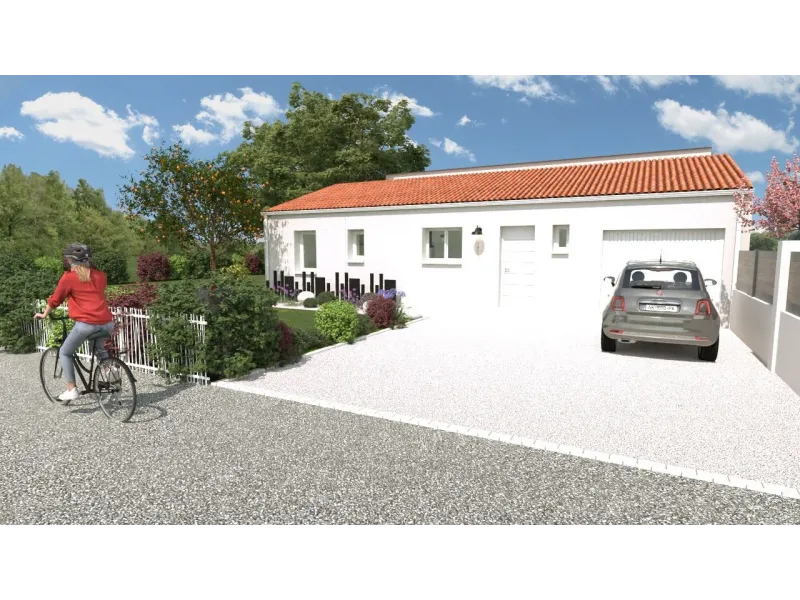 Maison neuve à Auge