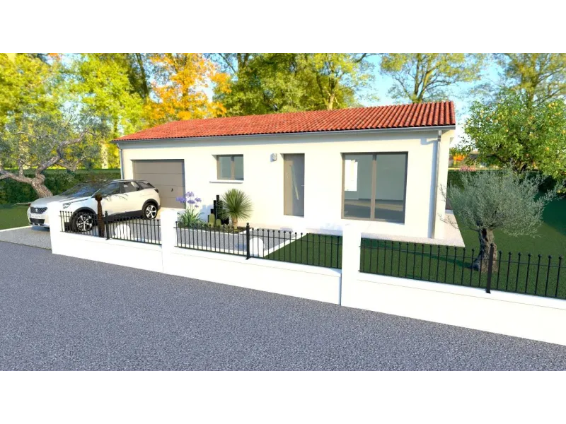 Maison neuve à Auge