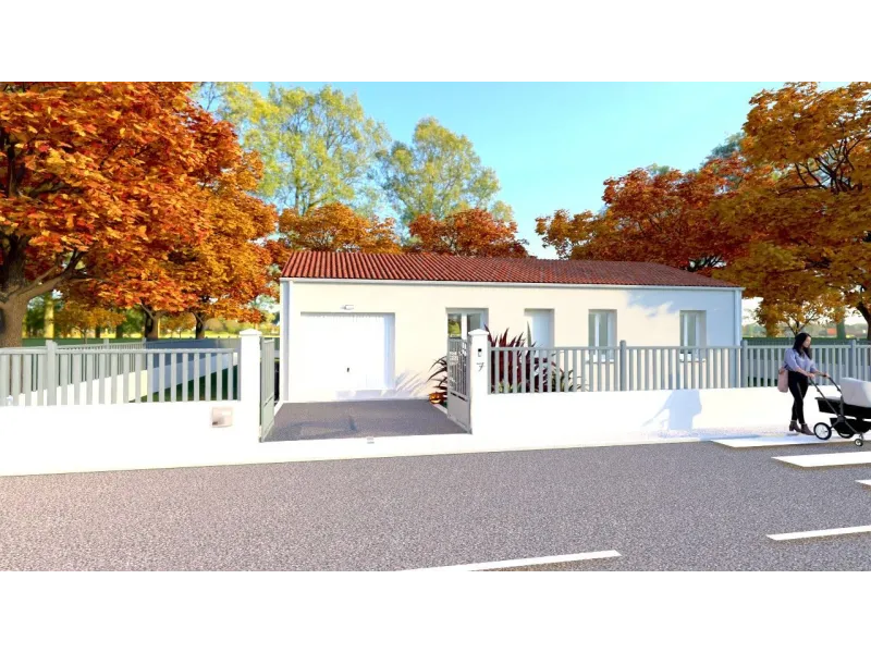 Maison neuve à Auge