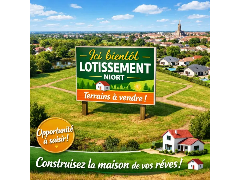 Terrain à bâtir à Niort